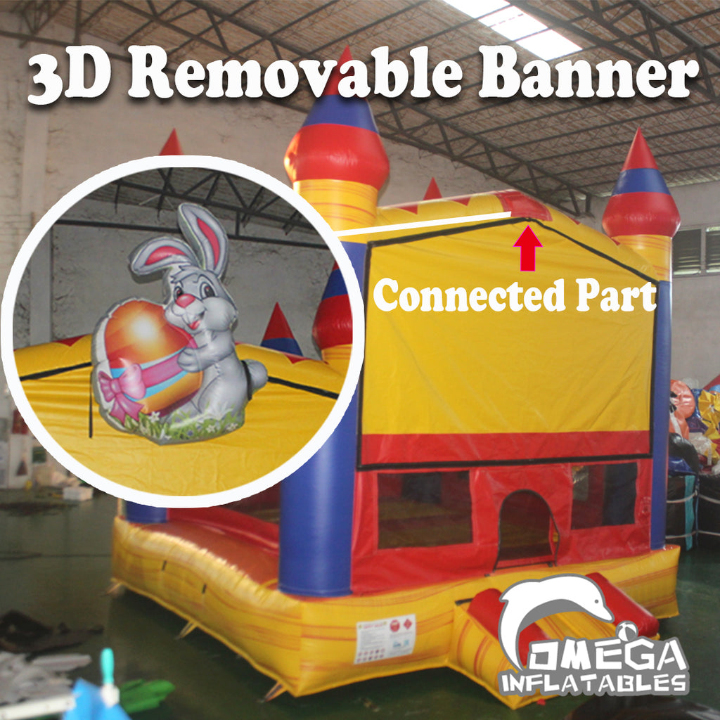 3D removable banner - Easter Bunny theme