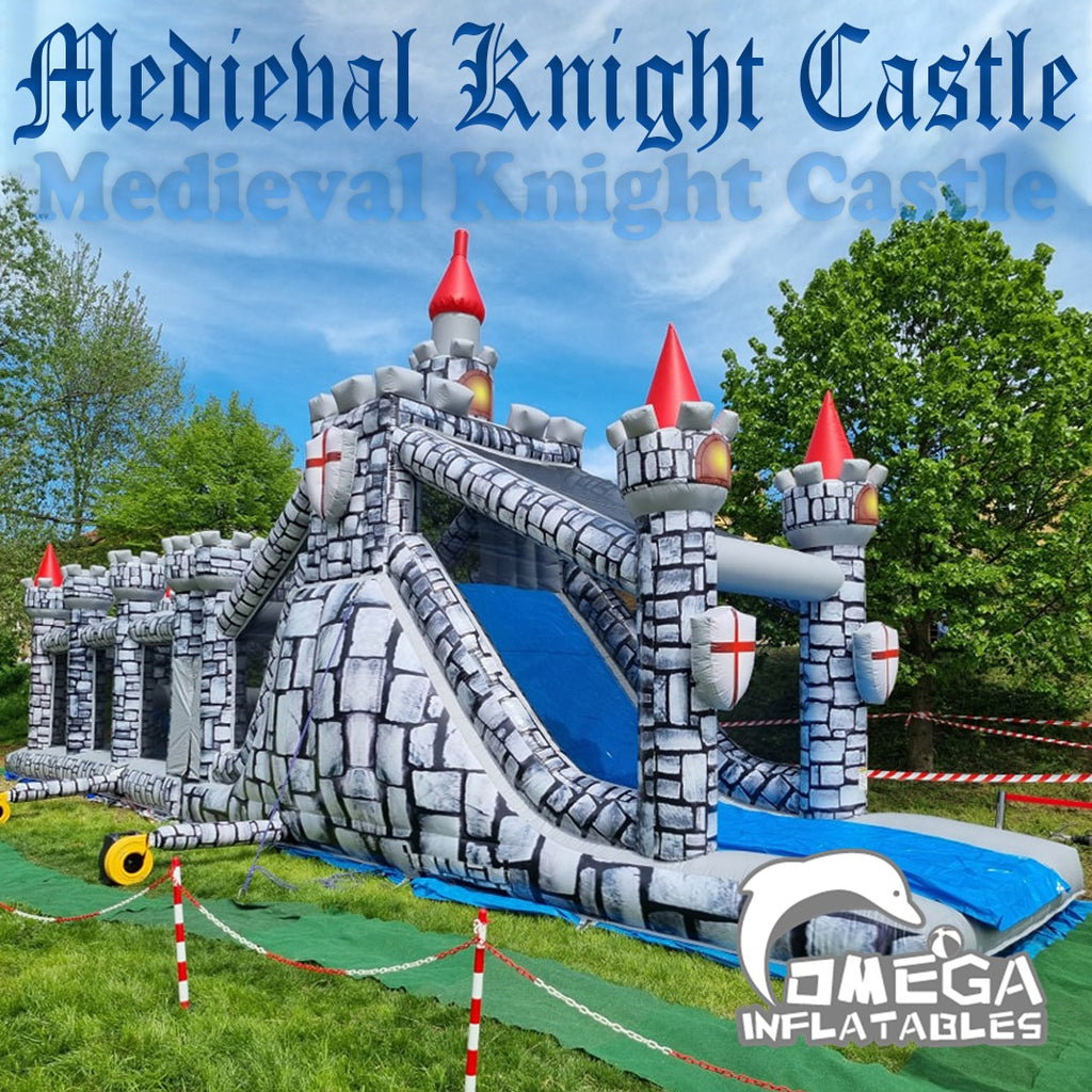 Medieval Knight Castle Inflatable Obstacle Course
