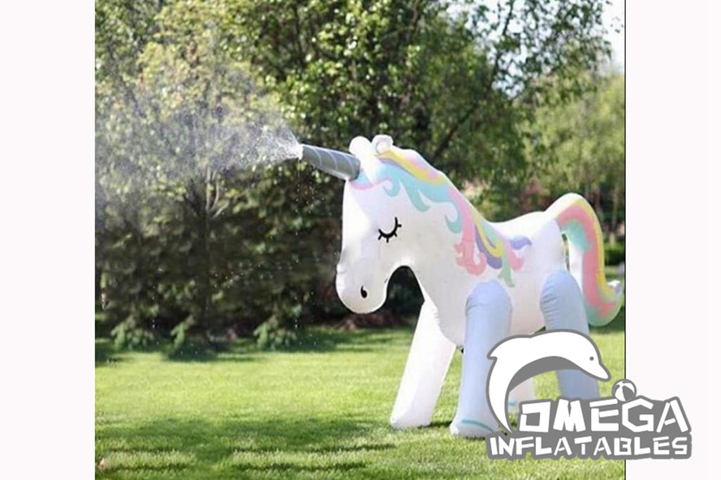 Inflatable Magical Unicorn Yard Sprinkler
