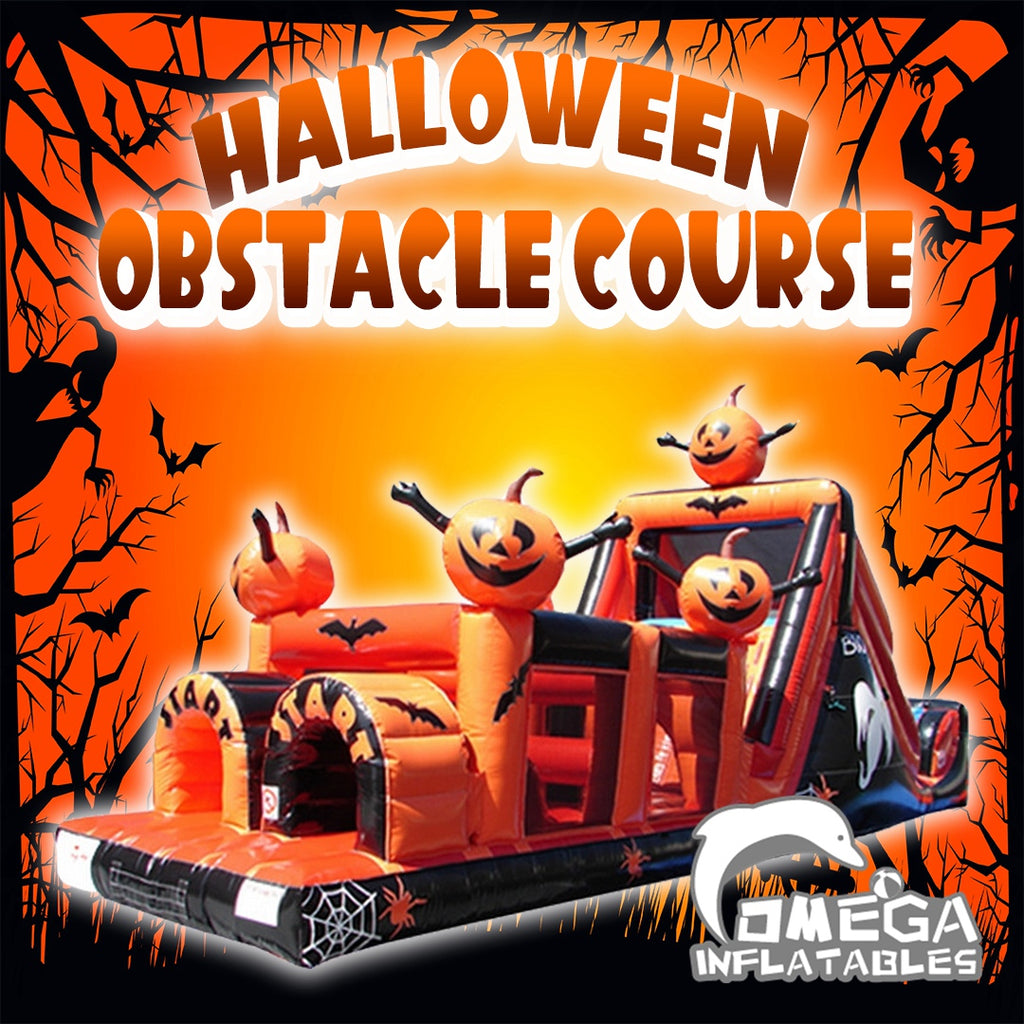 Backyard Halloween Obstacle Course