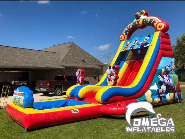 Omega Inflatables Factory 18ft Justice League Water Slide