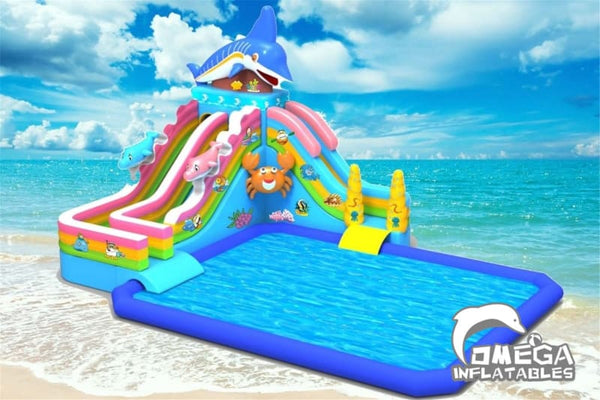 Omega Inflatables Factory Under Sea Themed Water Park with Big Pool