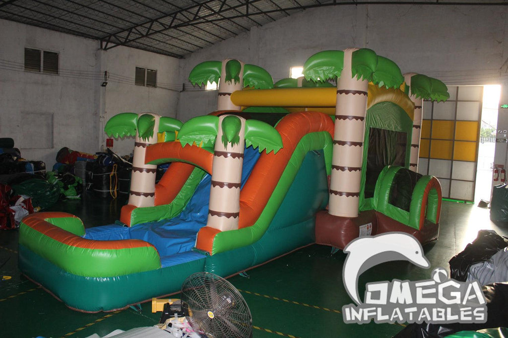 Mega Tropical Inflatable Water Combo for Sale