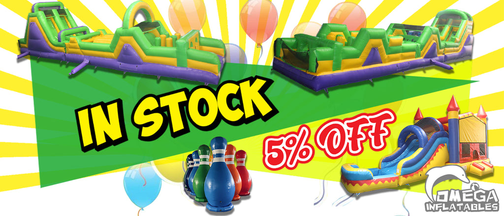 5% OFF For In Stock Inflatables