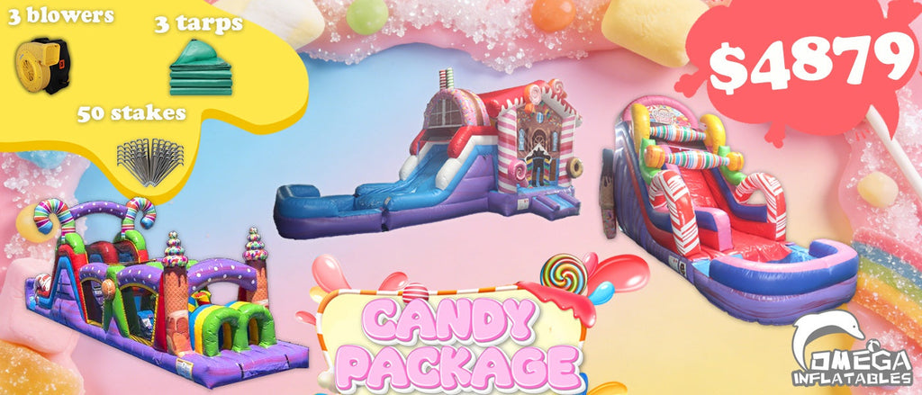 Newest Inflatables Package Deal in March – Omega Inflatables Factory