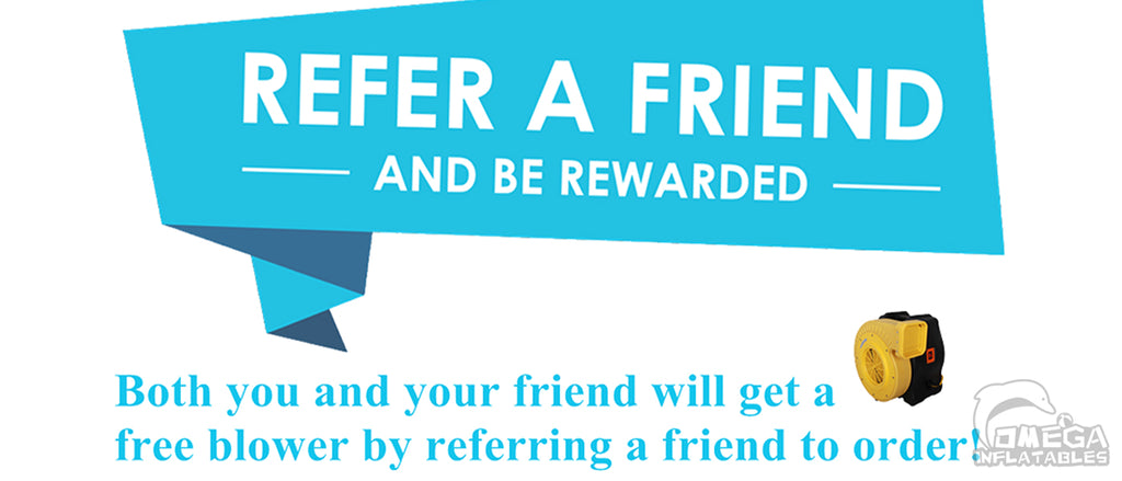 Refer a friend to get free blower