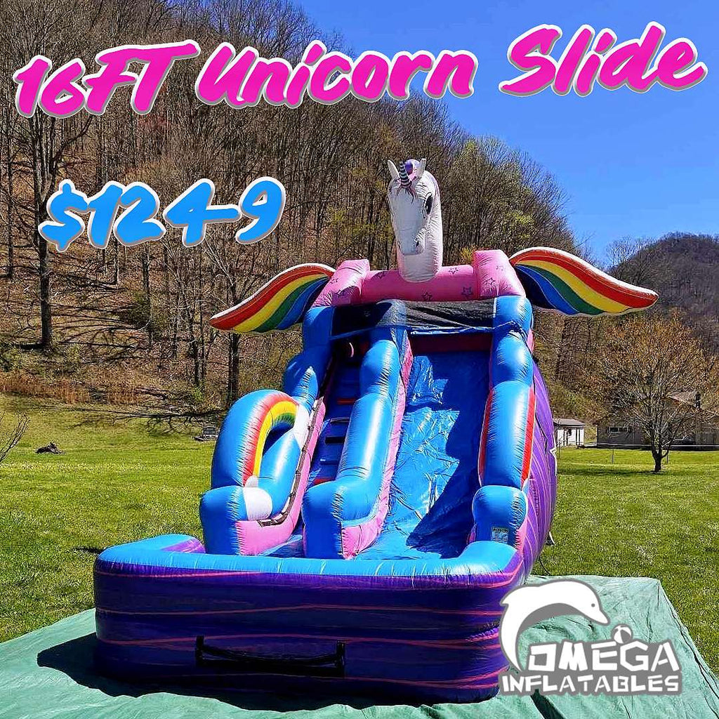 Customer Feedback of 16FT Unicorn Rainbow Inflatable Water Slide ...