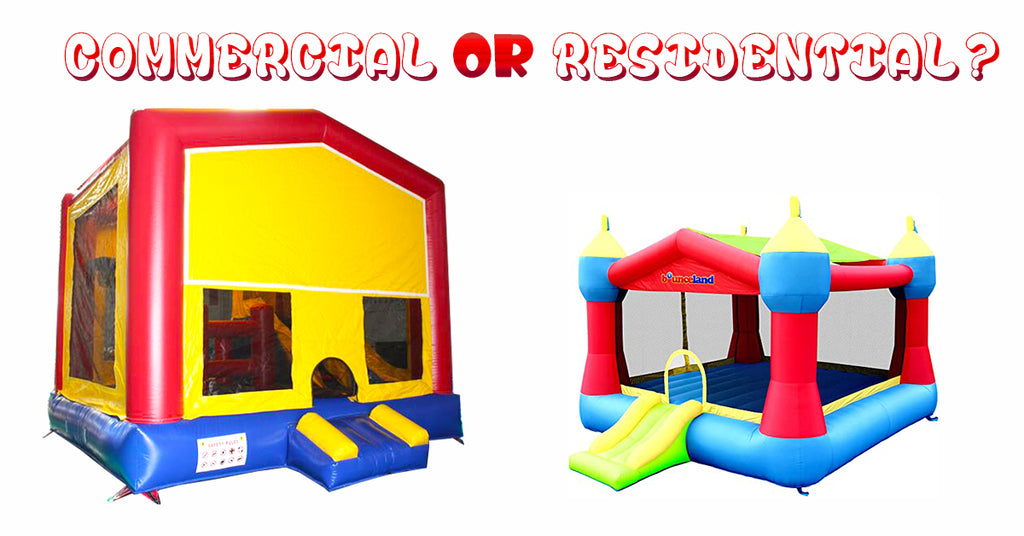 Commercial Inflatables vs Residential Inflatables