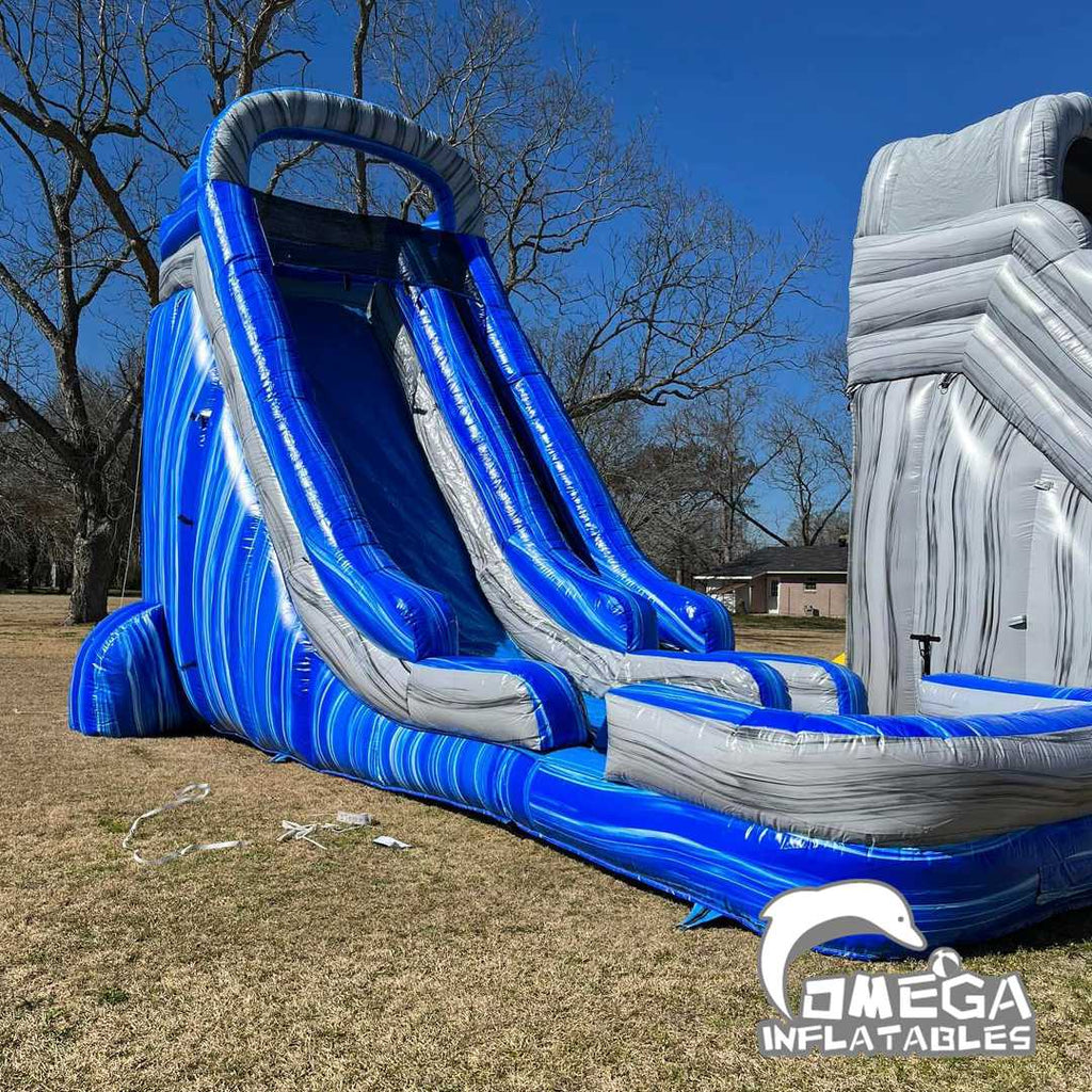 Customer Feedback - 22FT Inflatable Marble Blue Water Slide – Omega ...