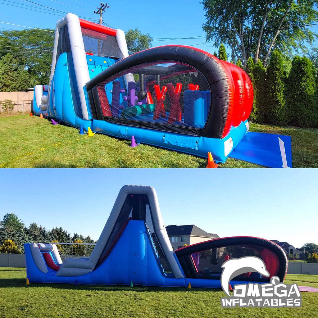 Ninja Course Inflatable Customer Feedback - Ninja Obstacle Course – Omega Inflatables Factory