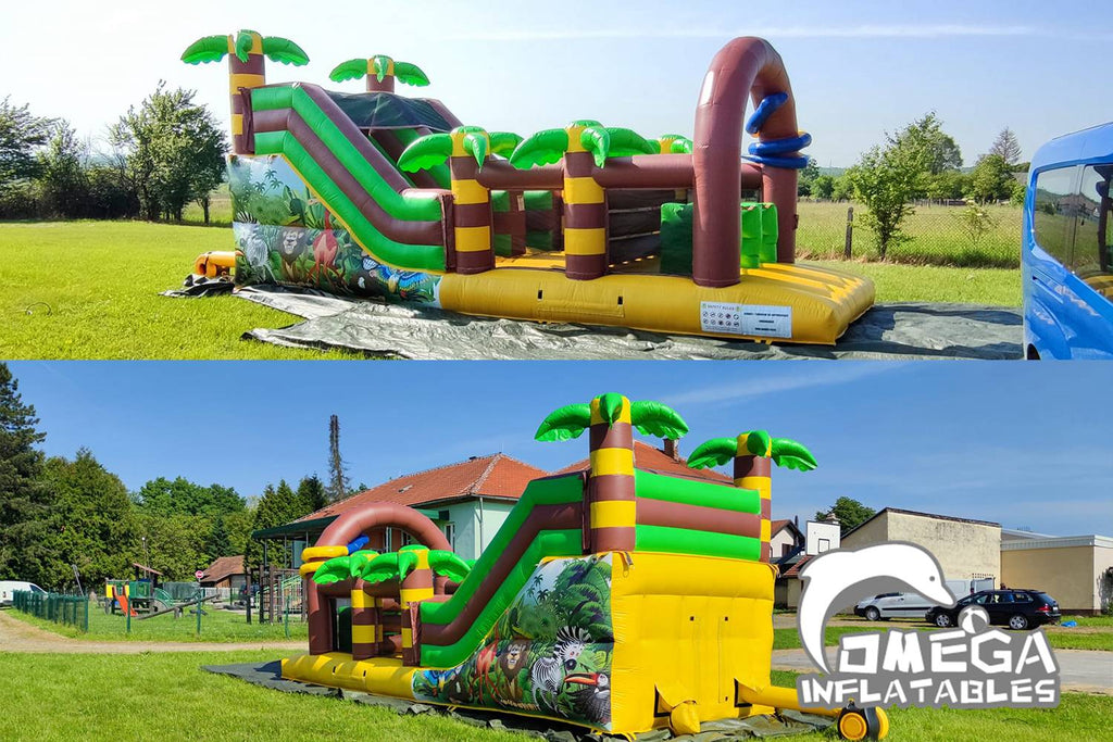 Customer Feedback - Jungle Animals Inflatable Obstacle Course