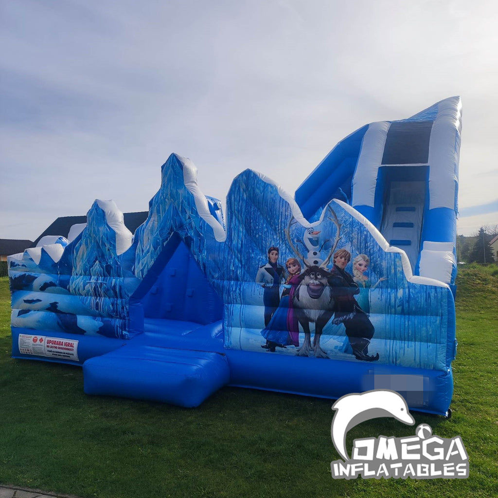 Inflatable Forzen Frozen Castle Inflatable Playzone – Omega Inflatables Factory
