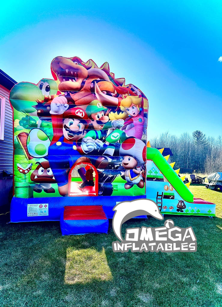 Mario Inflatable Structure Super Mario Bros Dry Combo – Omega Inflatables Factory