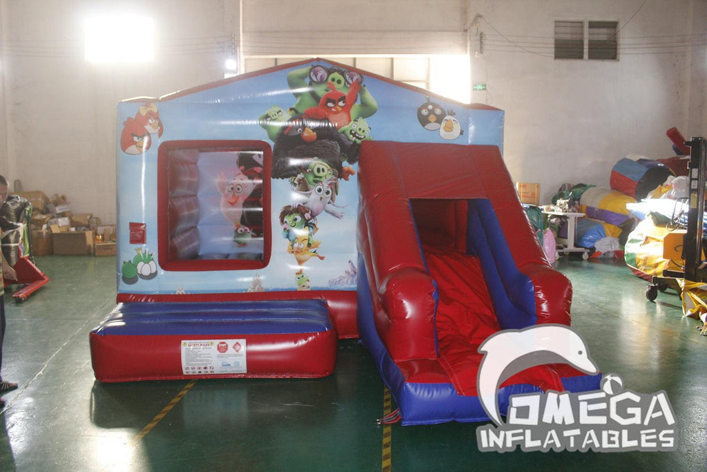 Angry Birds Themed Inflatable Combo for Sale
