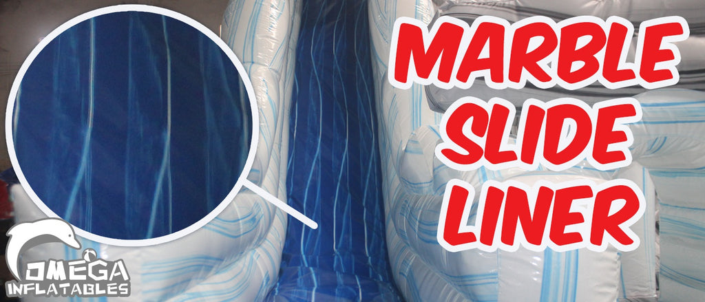 Marble Color Slide Liner from Omega Inflatables Factory