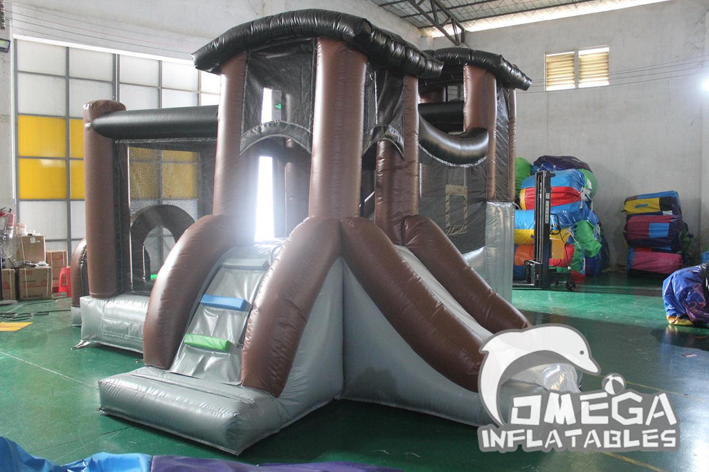 Club House Bouncer with Slide for Sale
