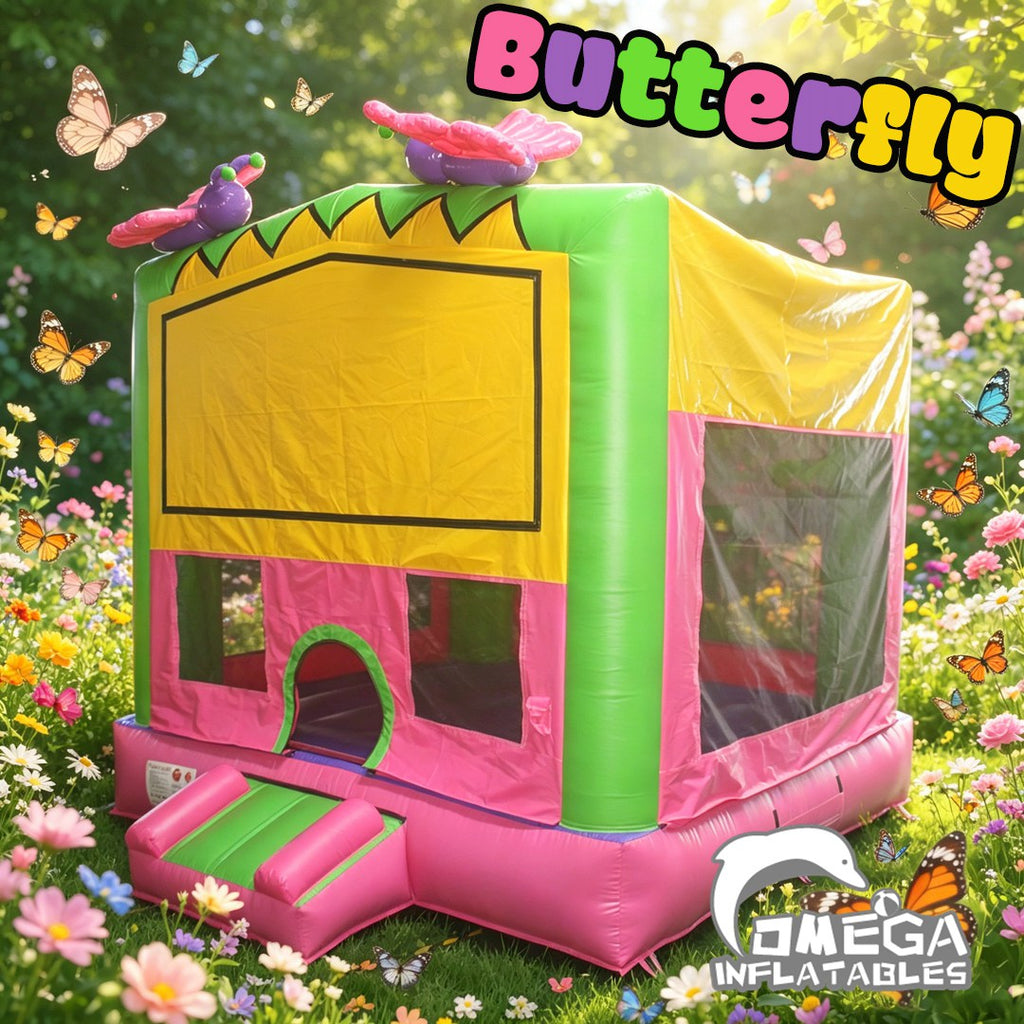 Butterfly Bounce House Commercial Inflatable for Sale – Omega ...