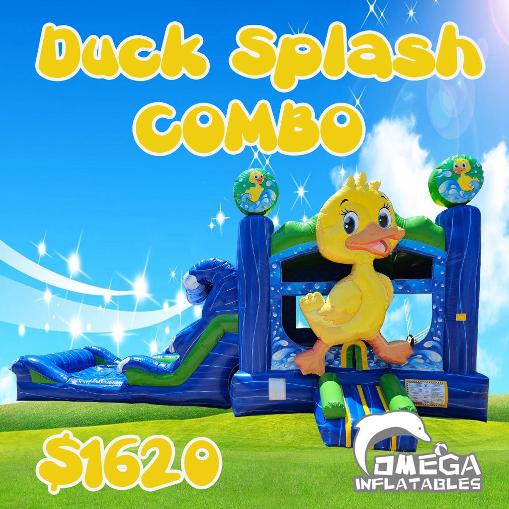Duck Game Inflatable Inflatable Duck Splash Comb – Omega Inflatables Factory