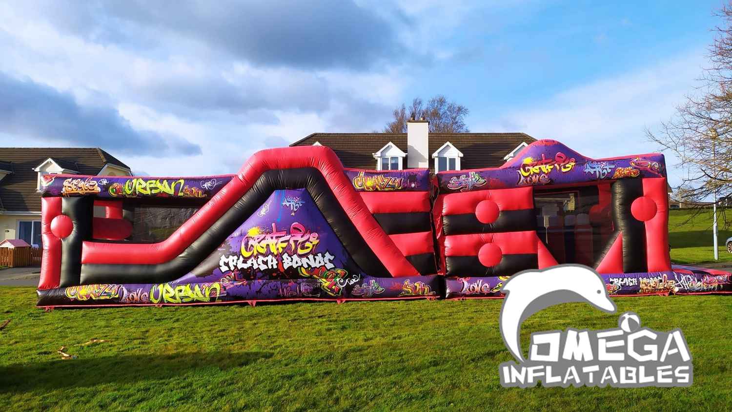 Graffiti Obstacle Course – Omega Inflatables Factory