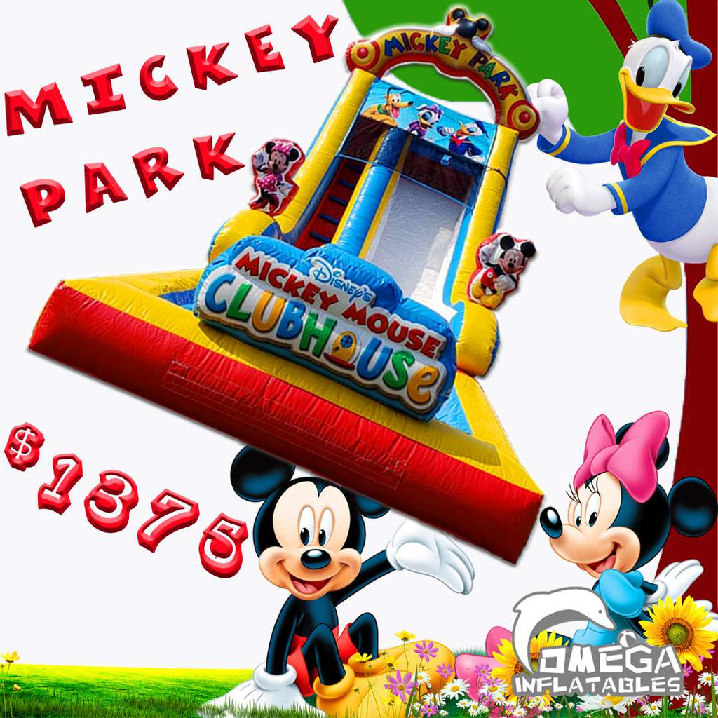 Mickey Park Inflatable Water Slide