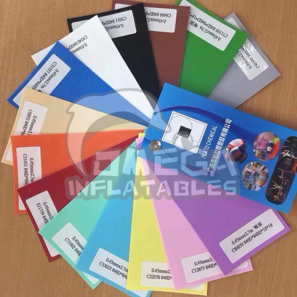 New Colors of Materials for Omega Inflatables