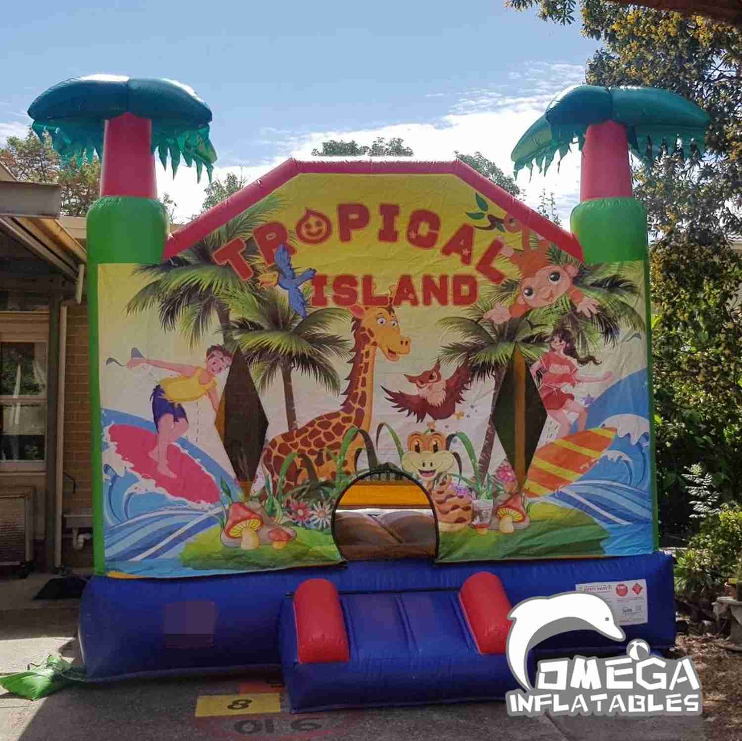 Customer Feedback - Tropical Island Bounce House | Omega Inflatables ...