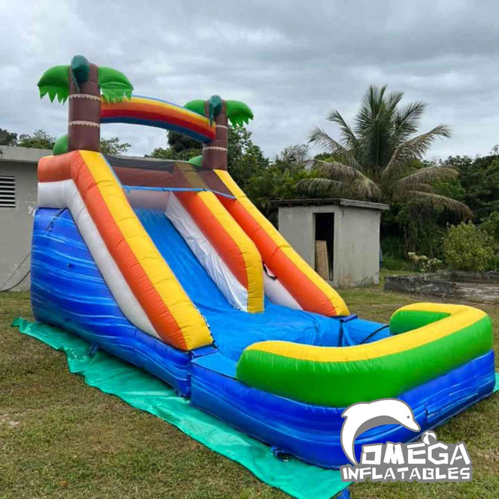 14' Tropical Aloha Water Slide