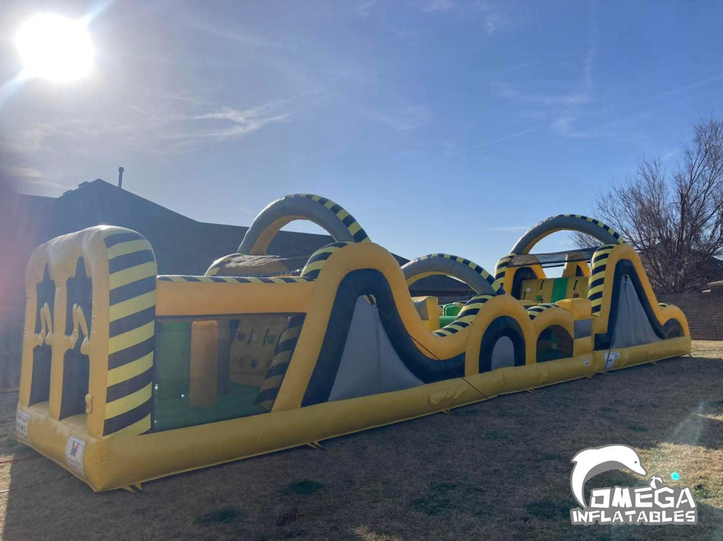 Cusrtomer Feedback - 50ft Interactive Toxic Nuclear Inflatable Obstacle Course