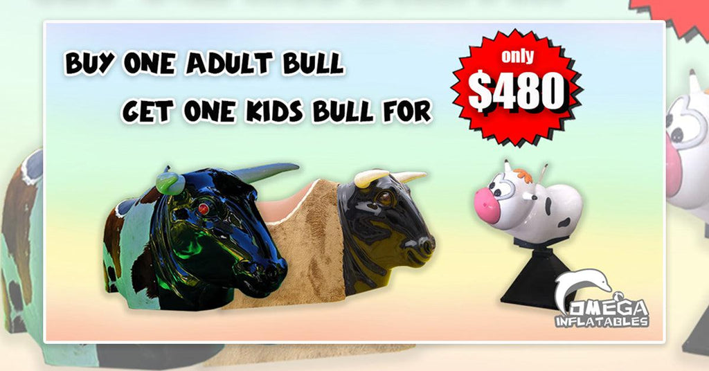 Buy one adult bull & get one kids bull for ONLY $480