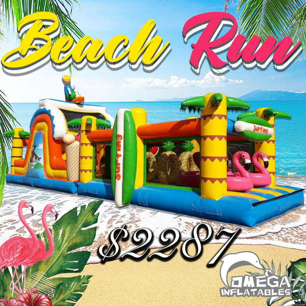 Hot Selling 50ft Beach Run Obstacle Course for Sale