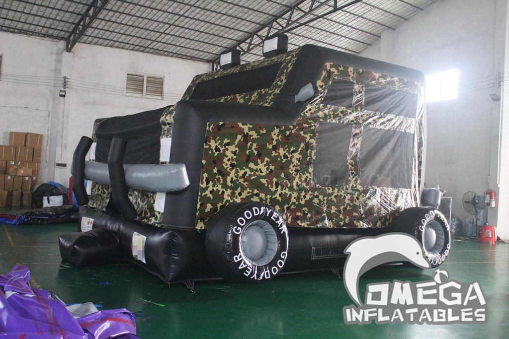 Inflatable Military Truck Bounce House for Sale