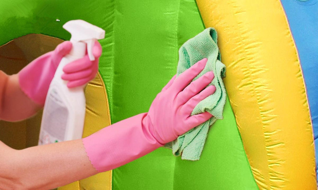 How to clean and disinfect your inflatables?