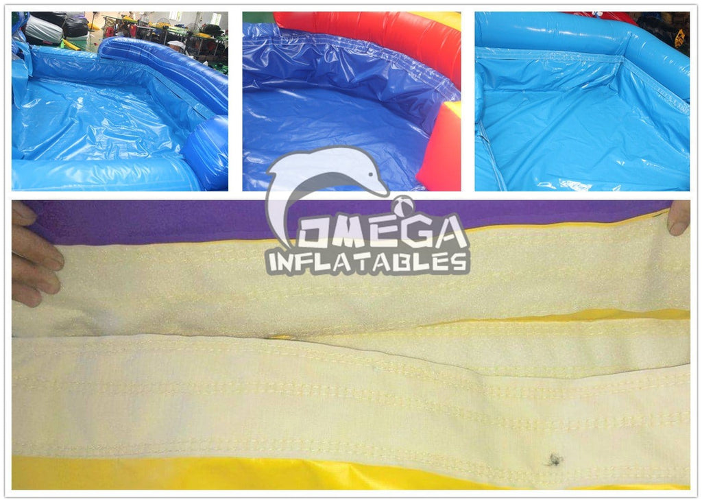 Sandwich Pool Cover for Water Slides