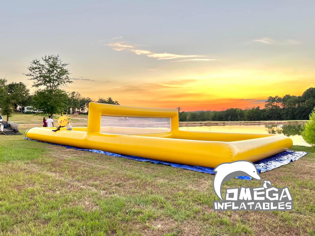 Feedback-Commercial Inflatable Volleyball Pool/ Court