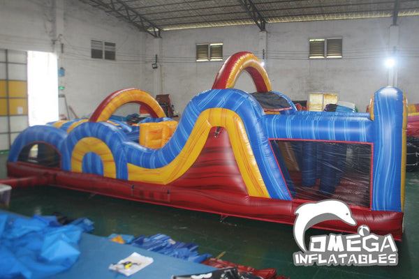 Radical Run Marble Inflatable Obstacle Course (Small Version) | Omega ...
