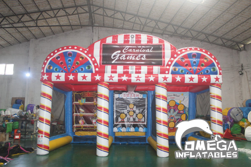 Custom 3 in 1 Carnival Games Inflatable