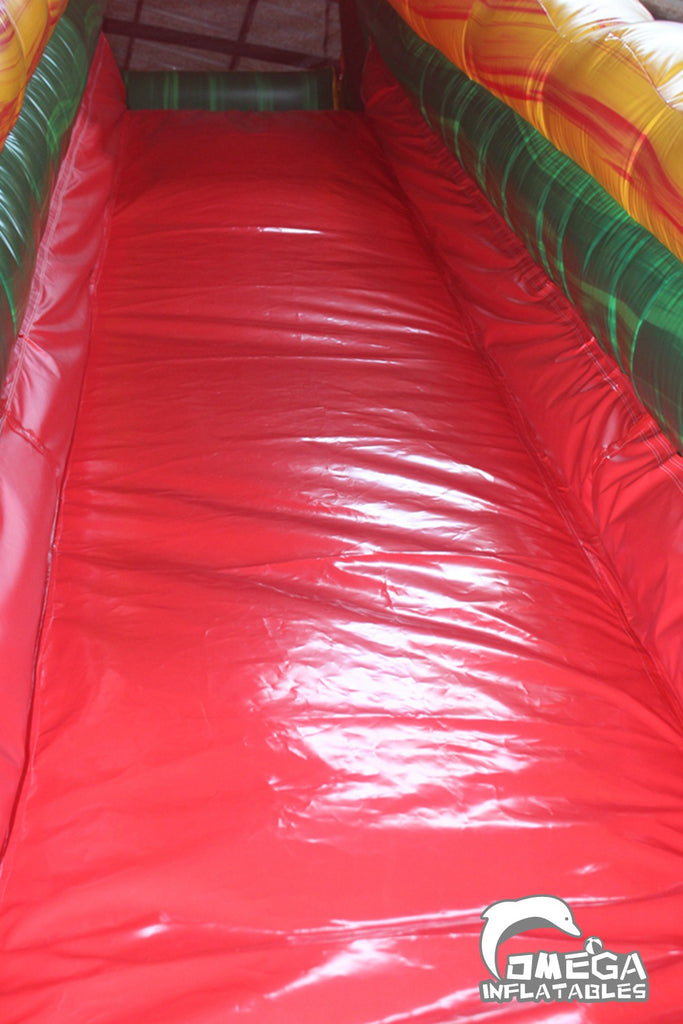 25FT Lava Marble Tropical Inflatable Water Slide