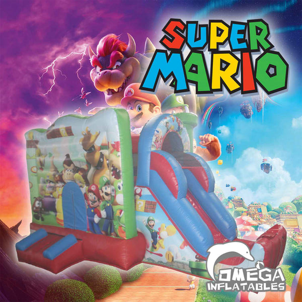 Mario Inflatable Structure Omega Inflatables Factory - Bounce House for sale