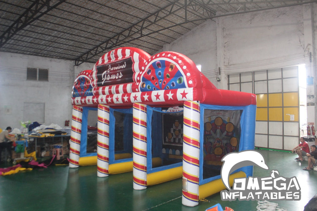 Custom 3 in 1 Carnival Games Inflatable