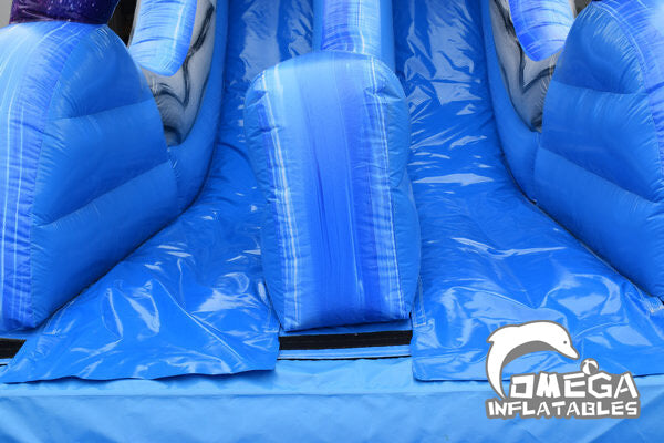 22ft Galaxy Inflatable Double Lane Slide