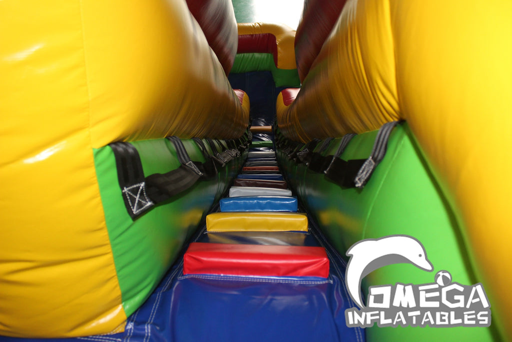 18FT Ninja Rainbow Dry Slide Inflatables Wholesale