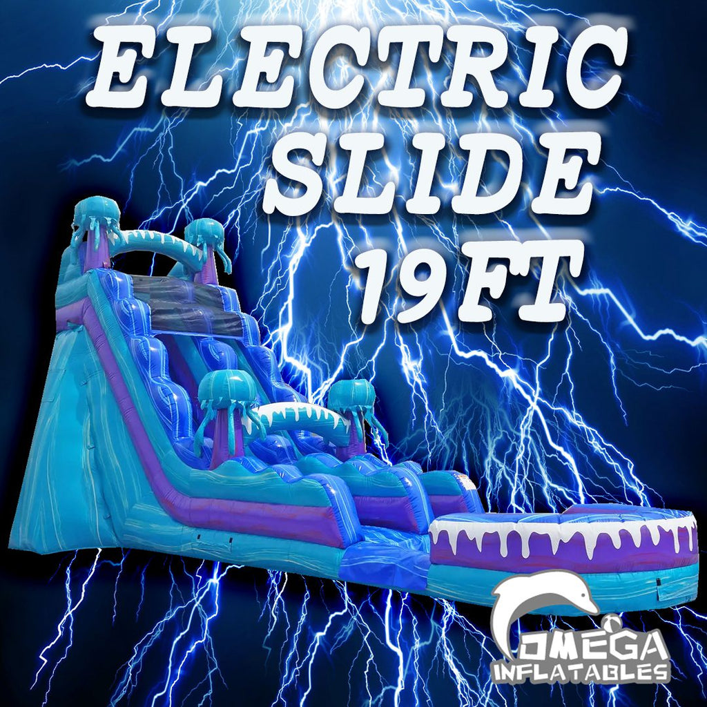 19FT Electric Inflatable Water Slide