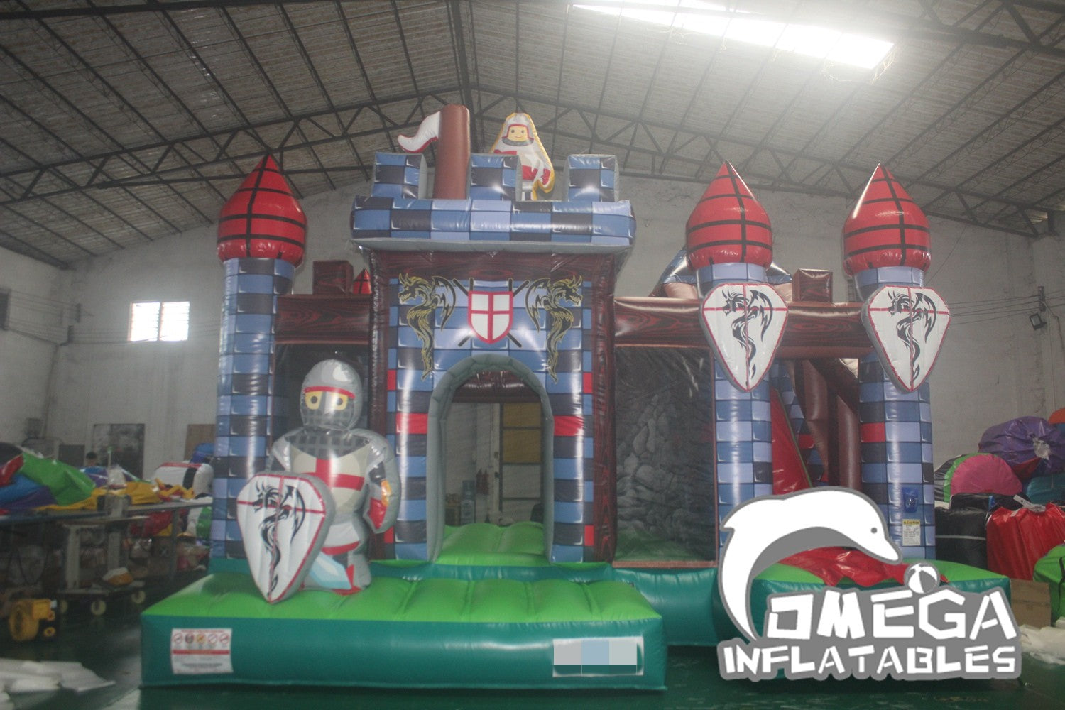 Medieval Inflatable Rides Omega Inflatables Factory - Inflatable Medieval Castle Bounce House