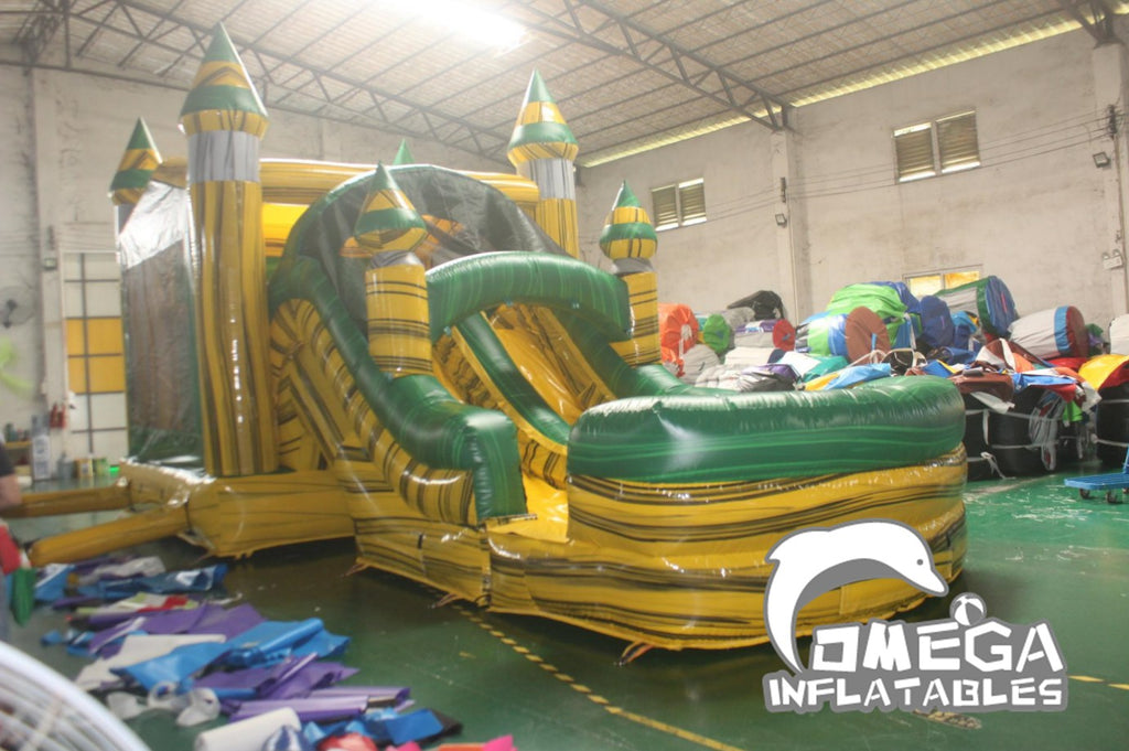 Marble Yellow and Black Inflatable Wet Dry Combo