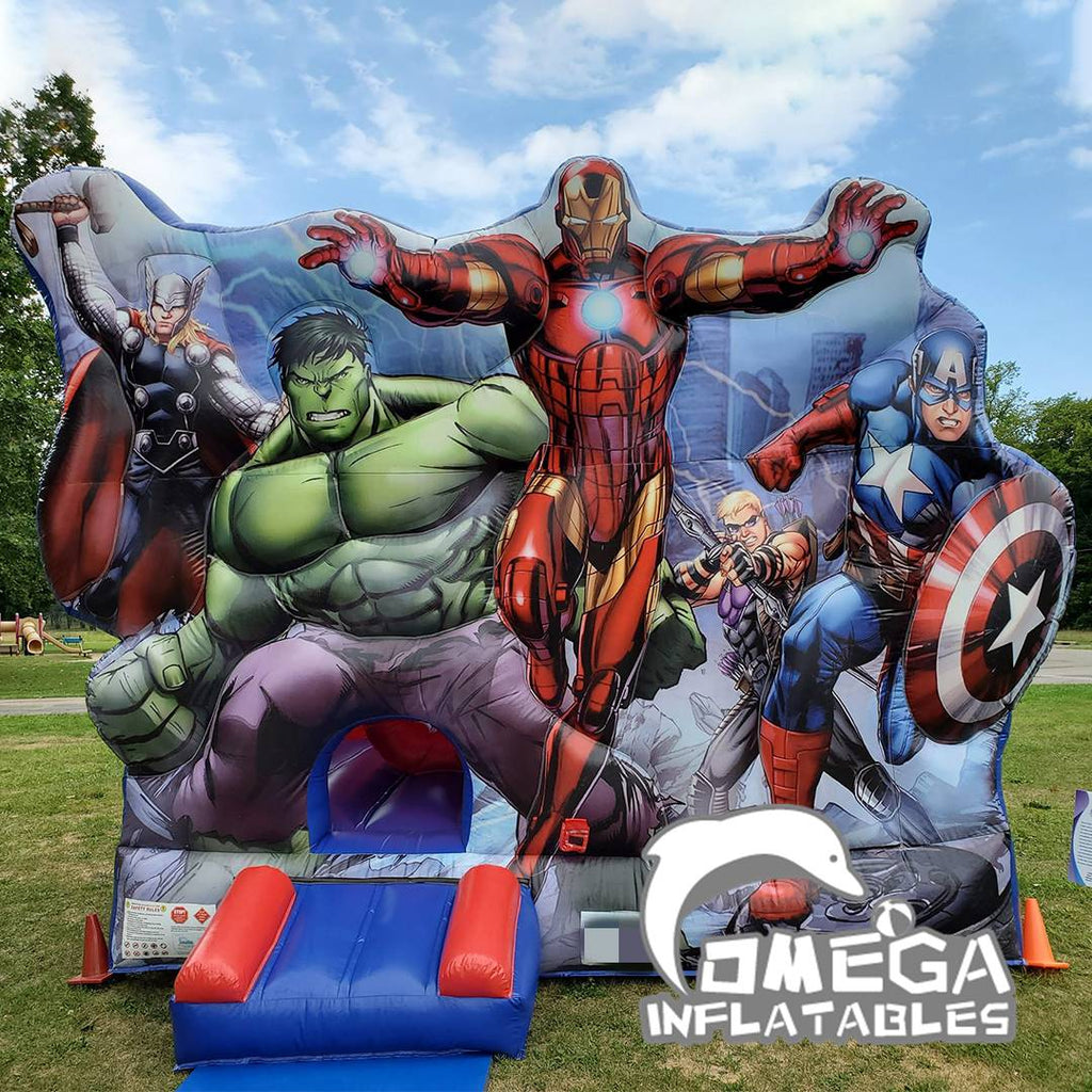 Heroes Inflatable Wholesale Moonwalks For Sale