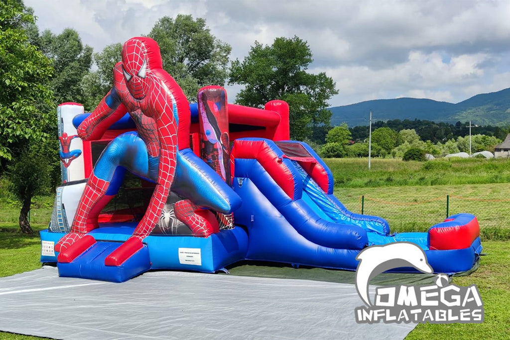 Inflatables Supplier Spider Man Wet Dry Combo