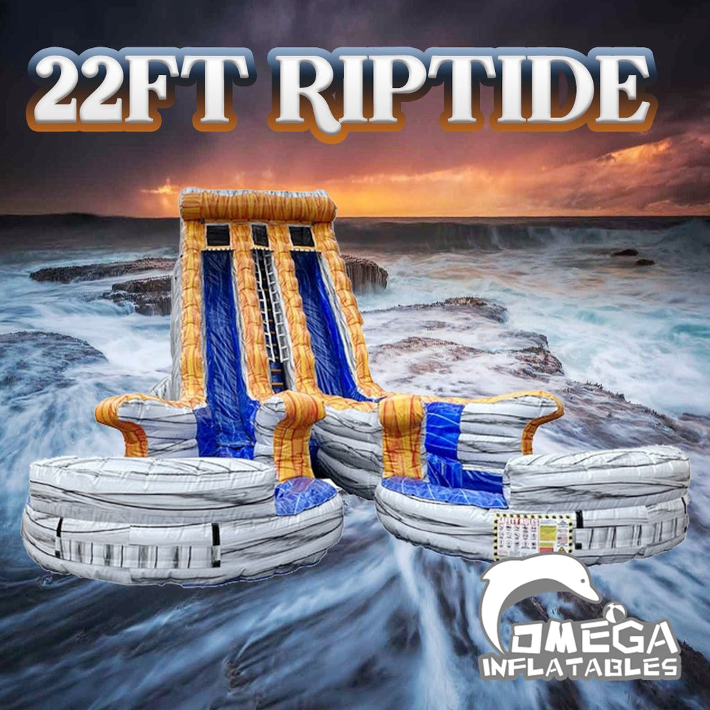 22FT Riptide Cut-Out Water Slide For Sale