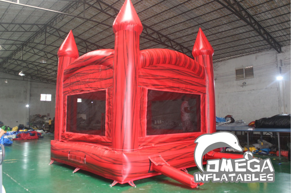 Inflatable Marble Red Bounce House