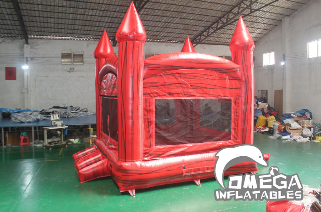 Inflatable Marble Red Bounce House