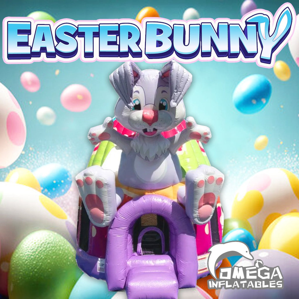 Easter Bunny Inflatable Bounce House